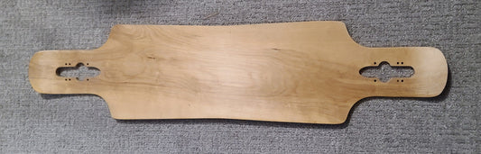 Blank longboard deck drop through
