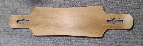 Blank longboard deck drop through